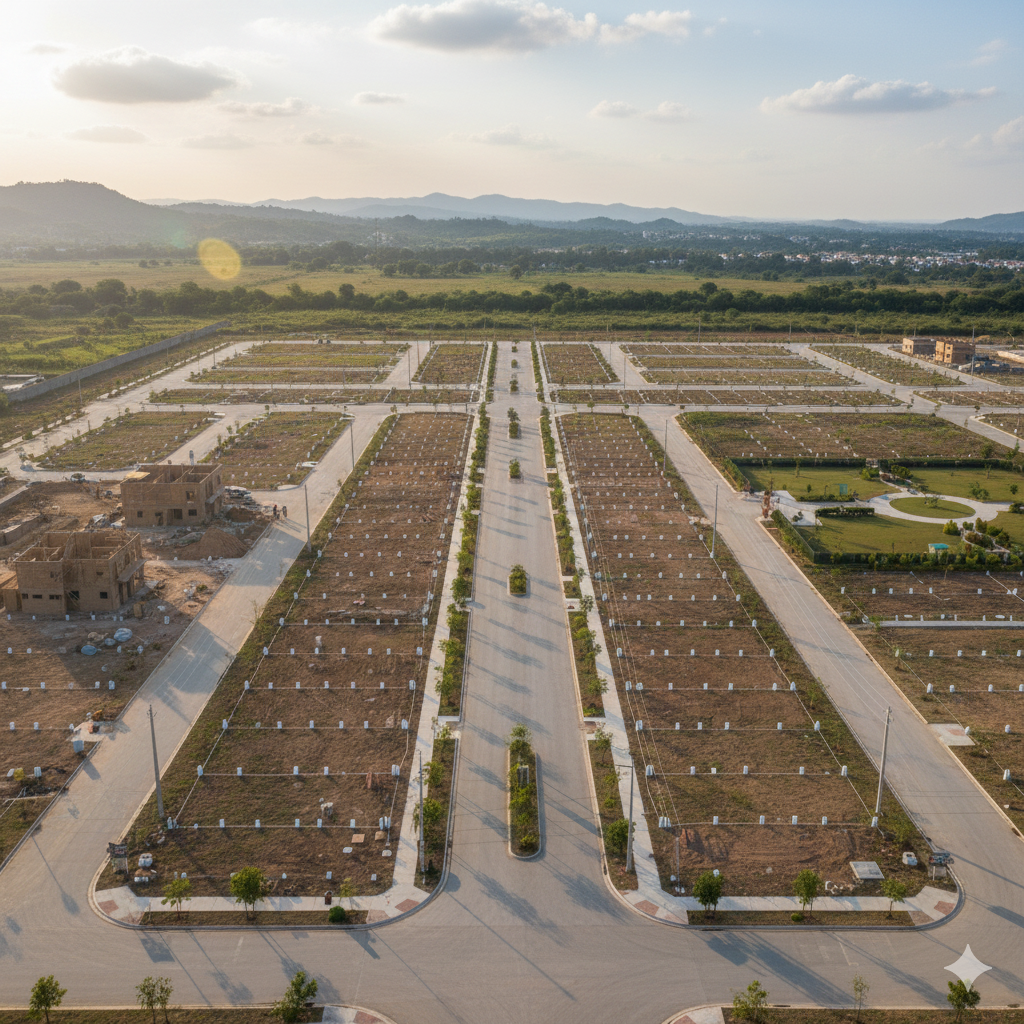 Internal Road & Plotted Layout